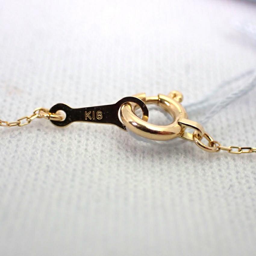 [Новинка] Ожерелье с подвеской из рубина и бриллианта K18 [i2-12]