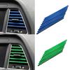 10/5 шт., автомобильные вентиляционные отверстия, внутренние декоративные наклейки, наклейки, полоски, автомобильные аксессуары