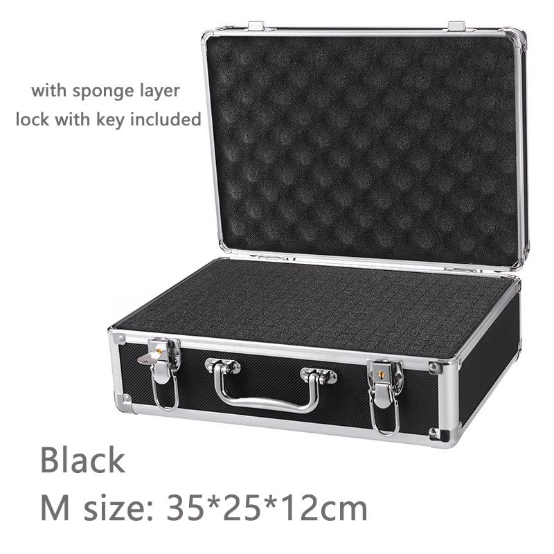 Портативный алюминиевый ящик для инструментов, защитное оборудование, ящик для инструментов, ящик для инструментов, чехол для хранения, чемодан, ударопрочный корпус