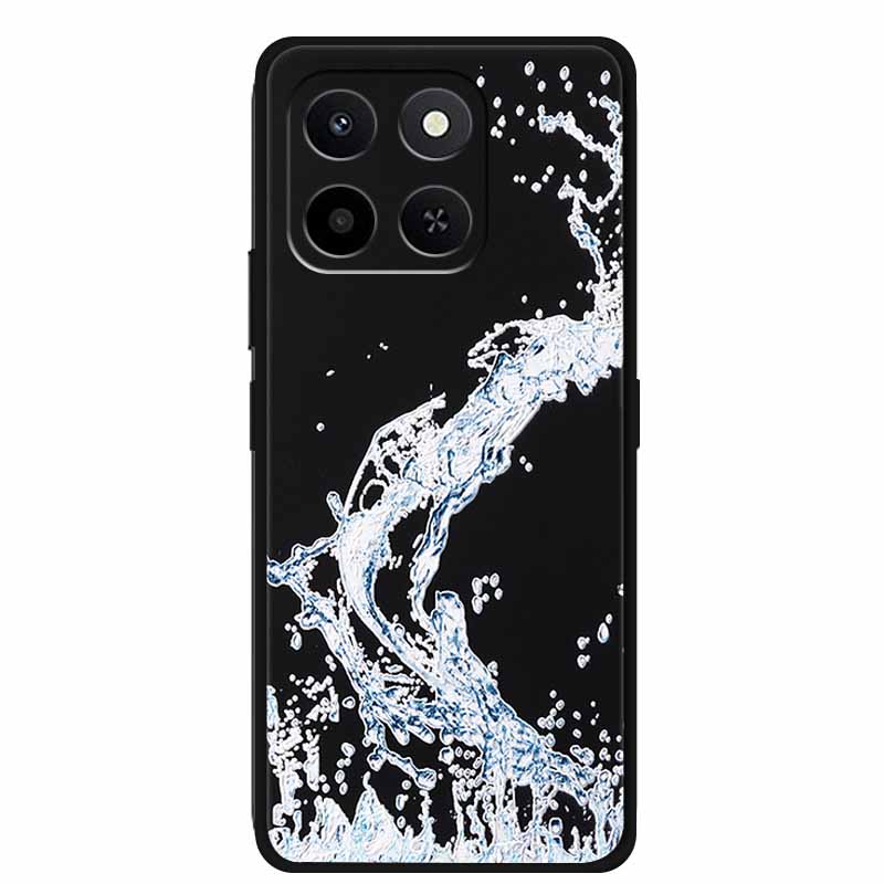 3D Милый чехол для телефона для Honor X6C X 6C X6 C 6 C Мягкий силиконовый ТПУ протектор для Huawei HonorX6C Рельефные цветочные узоры Чехол Funda Capa