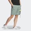 Adidas Neo SS23 Шорты City Escape с большими карманами и шнурком Мужские шорты серебристо-зеленого цвета IA6860