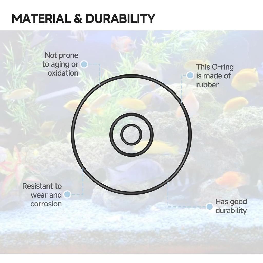 Комплект уплотнительных колец для картриджного фильтра аквариума FX5/FX6 Совместим с Fluval A-7, A-0, A-2 Запасные части