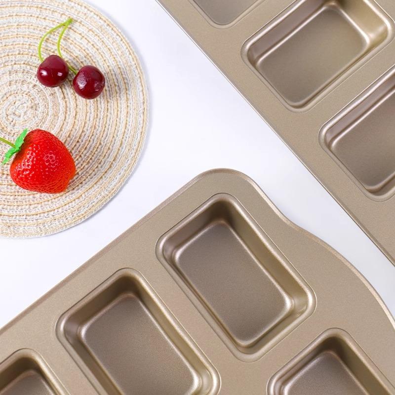 1 шт. форма для выпечки на 8 ячеек, мини-формы для хлеба, форма для тостов и маффинов с антипригарным покрытием, форма для выпечки в духовке, форма для кексов, инструменты для выпечки для домашнего использования