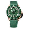 Diver 200 Sapphire Glass Green Strap Green Dial Automatic Diver's 200-010 200M Men's Watch