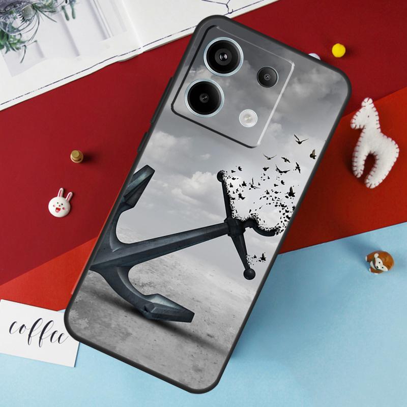 Чехол Anchor Boat для Xiaomi Redmi 12 13C 12C 10C 9C Redmi Note 13 9 10 11 12 Pro 9S 10S 11S 12S Cover