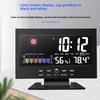 Multi-Functional Weather Station Clock Thermometer Hygrometer Calendar Digital Lcd Display Temperature And Humidity Meter