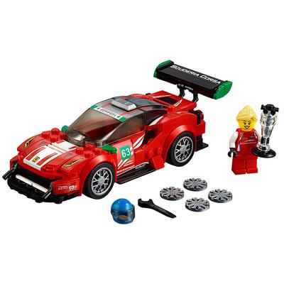 LEGO Speed Super Racing Collection Ferrari 488 GT3 Scuderia Corsa Командный Строительный Блок 179 шт 75886