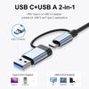 2217 USB A+USB C Hub Adapter 7 In 1 Multi Port USB Docking Station with USB3.0+USB2.0*4+PD+USB C Data Port Extension