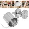 800ML Capacity Manual Milk Frother Stainless Steel Milk Foam Making Tool  Coffee Making