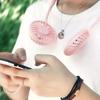 Подвесной вентилятор на шею можно заряжать через USB, портативный, 3-скоростной, регулируемый, сильный ветер и низкий уровень шума, офисный спортивный дорожный вентилятор