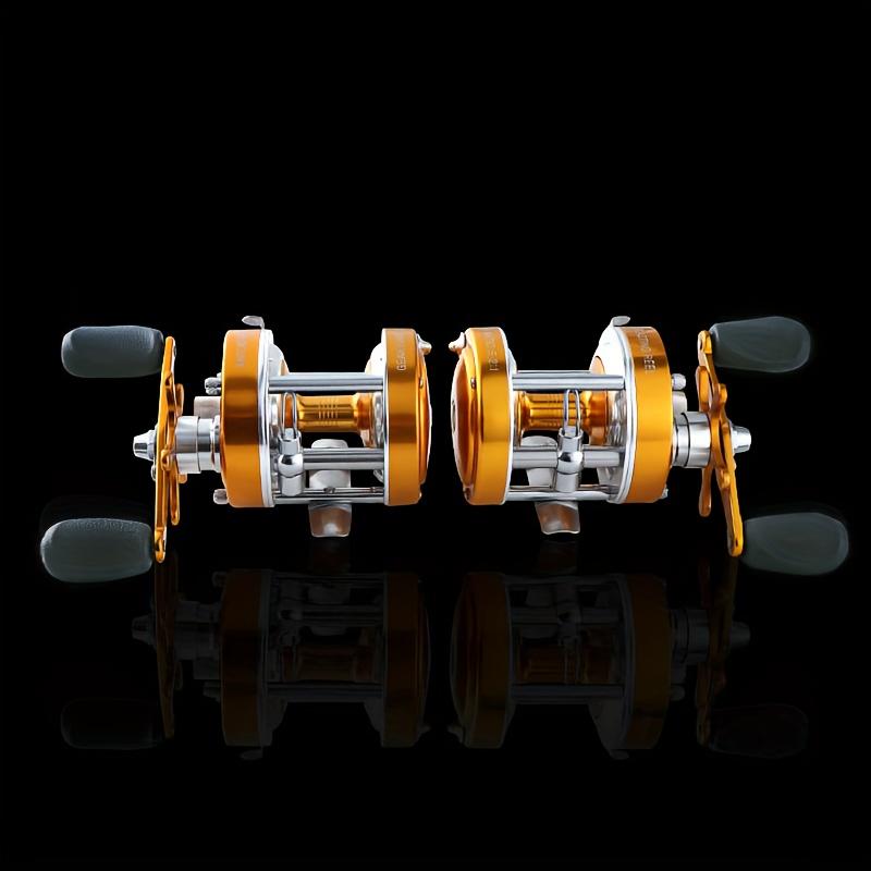 Катушка для бейткастинга из нержавеющей стали - Амбидекстральная, Цельнометаллическая конструкция с центробежной тормозной системой для морской и лодочной рыбалки