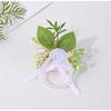 Simulated Rose Wrist Corsage Artificial Rose Wedding Boutonniere for Groom Bridesmaid Wedding Bridal Showers Proms