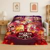 3D Мультяшное одеяло из фланели H-Hazbin Hotel Charlie, мягкое теплое плед для спальни, гостиной, кровати, путешествий, кемпинга, пикника