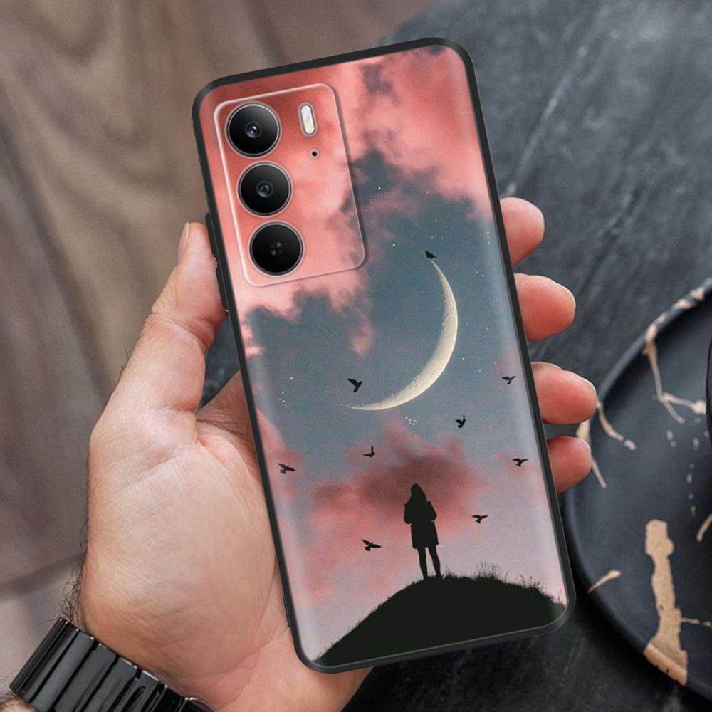 Для Realme C75 Чехол Силиконовый Защитный ТПУ Расписные Чехлы для Телефона Coque Для Oppo Realme C75 4G Задняя Крышка realmeC75 C 75 Fundas
