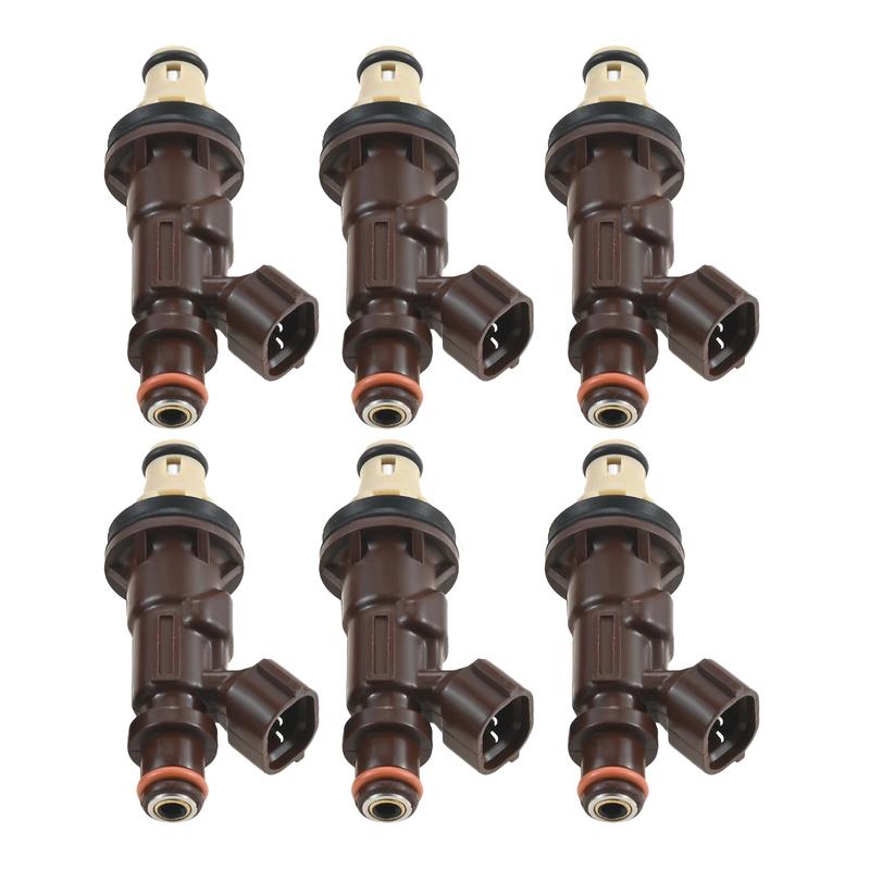 6pcs Car Fuel Injectors Replacement 23250-62040 FJ585 217-2933 for 1999-2002 Toyota 4Runner 1999 2000-2004 Tacoma Tundra 3.4L V6