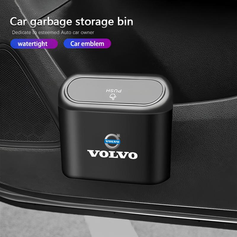 Car Garbage Storage Box Isolate Garbage Odors Case For Volvo Xc60 Xc90 V40 V60 S60 V50 V90 S80 C40 XC40 V70 XC70 C30 C70 Rdesign