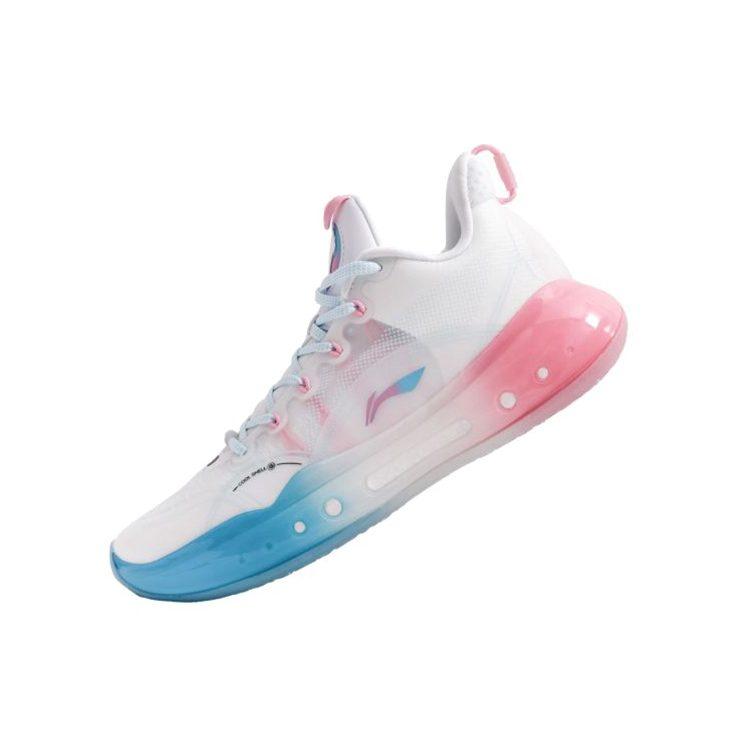 Баскетбольные кроссовки Li Ning YuShuai 14 Унисекс Низкие Белый/Синий/Розовый ABAR123-1