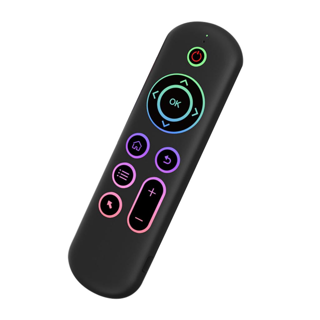 BLE5.2 и 2.4G Fly Mouse Пульт дистанционного управления Гироскоп 6 осей Универсальный Голосовой пульт дистанционного управления для ТВ-приставки