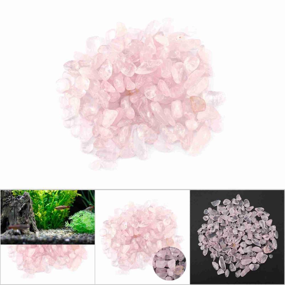 100 grams Polished Crushed Stone Fragments 5-7mm Decorative Rocks  Aquarium Fish Tank
