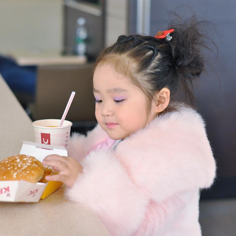 Girls Baby's Kids Coat Jacket Outwear Warm Plus Velvet Thicken Outdoor Fleece Children's Cloth