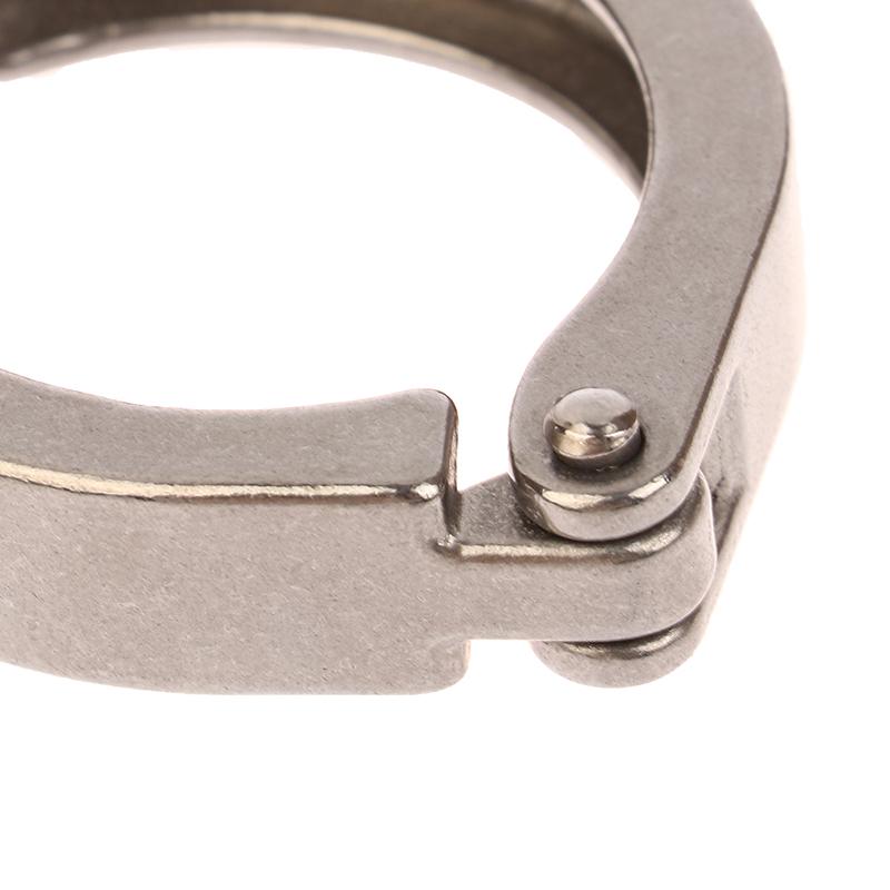 304 Precision Cast Sanitary Clamp Stainless Steel Quick Opening Pipe Clamp Quick Installation Clamp Set Quick Installation Clamp