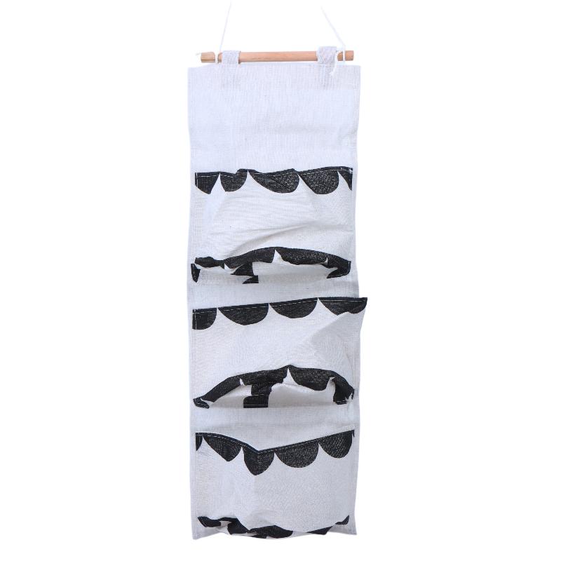 Organize Your Space with Fabric Pocket Bag Wall Hanging Storage for Bedroom and Bathroom