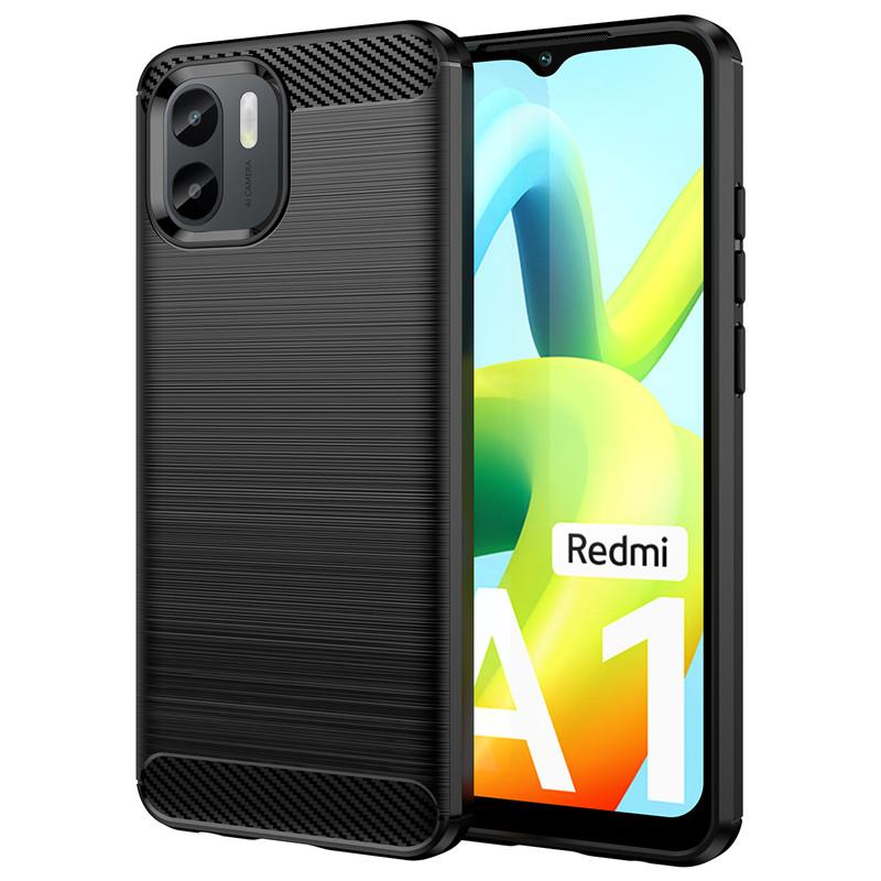 Для Xiaomi Redmi A1 Чехол для Redmi A1 A2 Чехол 6,52 дюйма из углеродного волокна Противоударный силиконовый бампер для Xiaomi Redmi A2 A1 4G