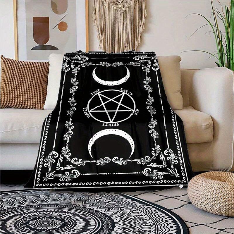 Witchcraft Pentagram Blanket Household Multipurpose Blanket Used For Chair Sofa Bed Soft And Warm Giving Friends And Relatives Birthday Graduation