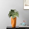Искусственное зеленое растение Легкий уход Реалистичное Не вянет Форма сердца Симуляция Зеленый