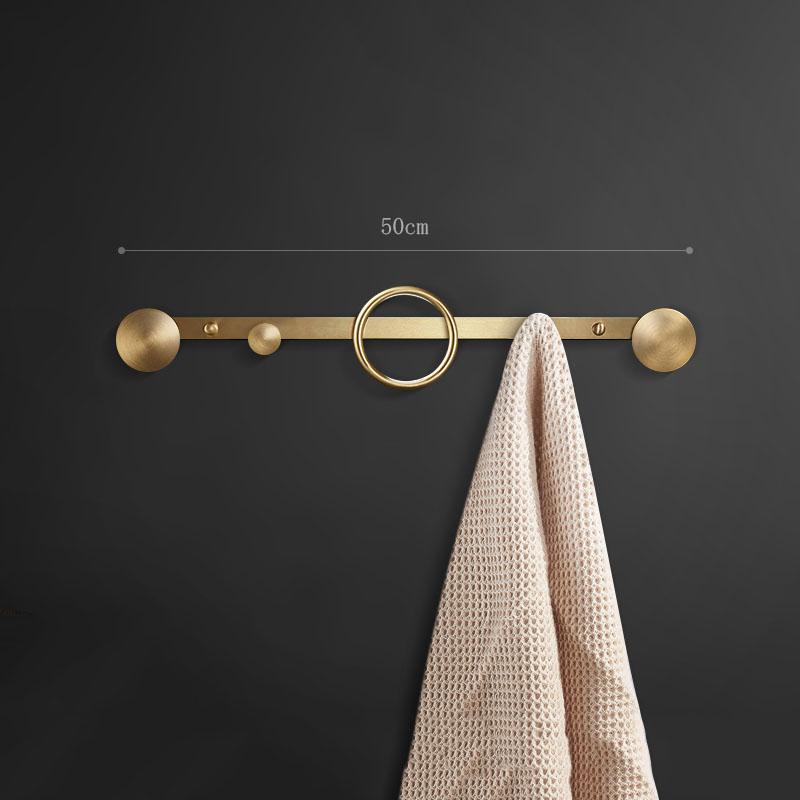 Green/White Brass Wall Mount Robe Hooks Bathroom Towel Hook Row Hook Door Key Bag Towel Hanger Rack Light Luxury Bedroom Hooks