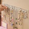 1PCS 12 Hooks Acrylic Jewelry Storage Rack for Earring Necklace Hanger Holder