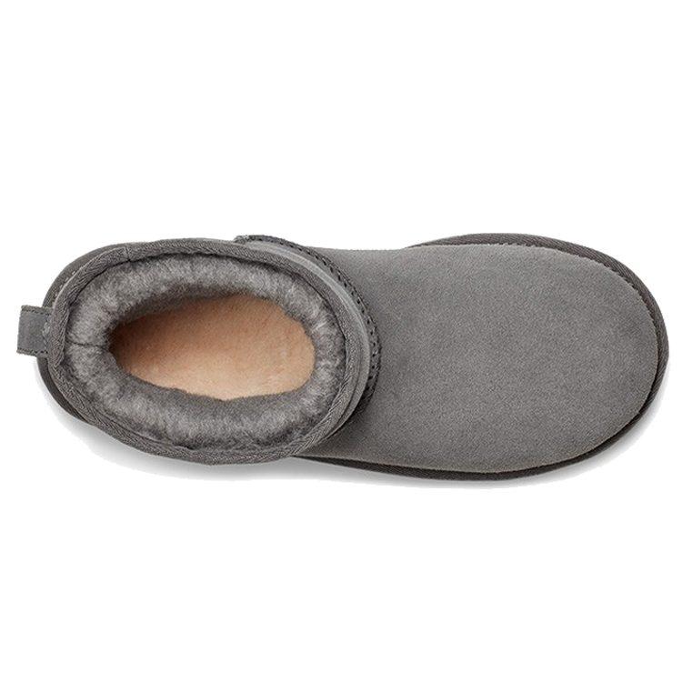 UGG Базовая Мини Классическая Серая Женская с Флисовой Подкладкой 1115030-CHRC