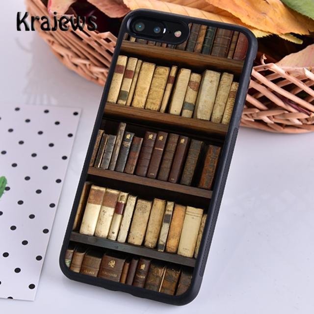 Винтажная Книжная Библиотека Книжная Полка Для iPhone 17 Air 16 Чехол для Телефона Обложка 15 14 plus 12 13 pro max Fundas