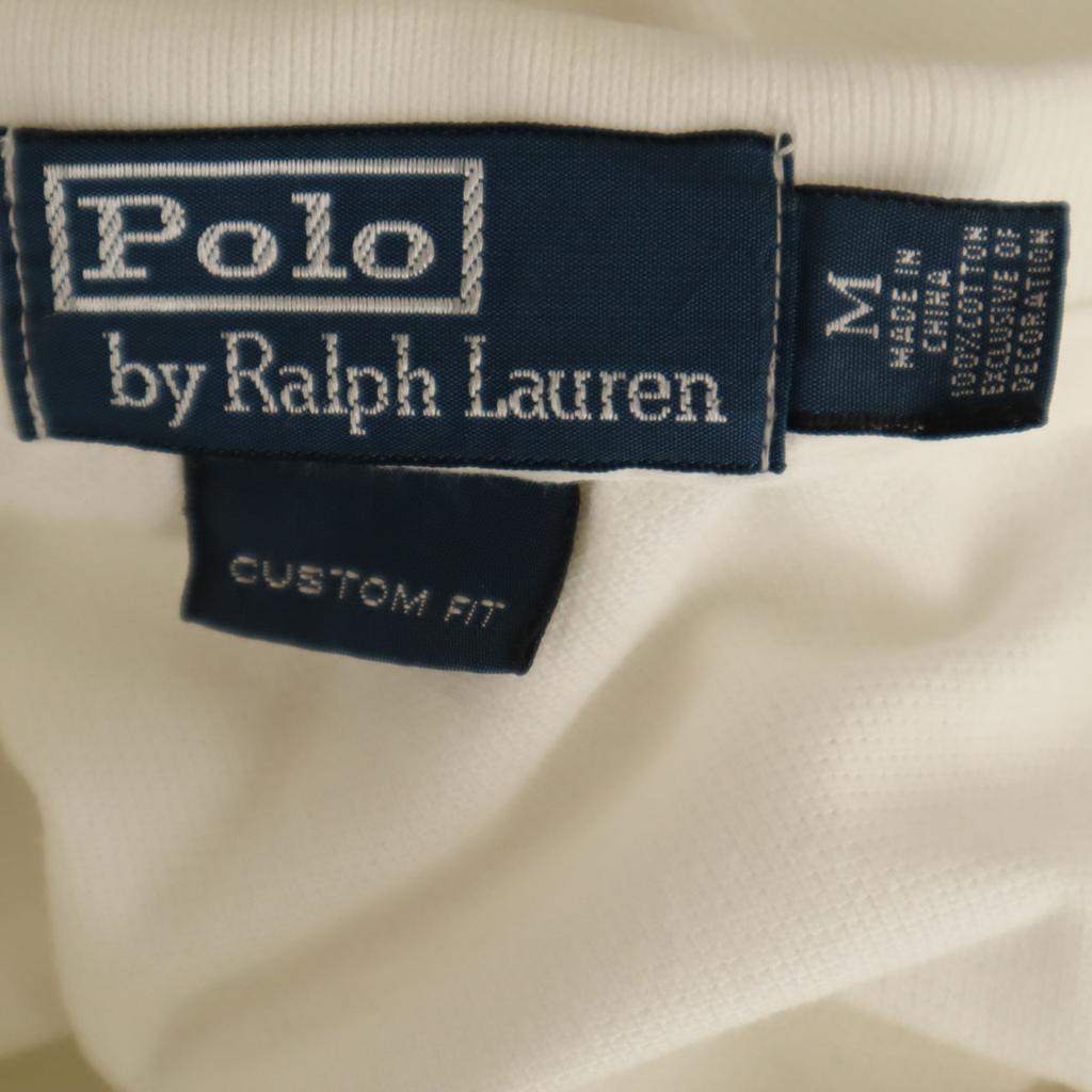 Polo by Ralph Lauren Short Sleeve Custom Fit Polo Shirt M White Men's Used