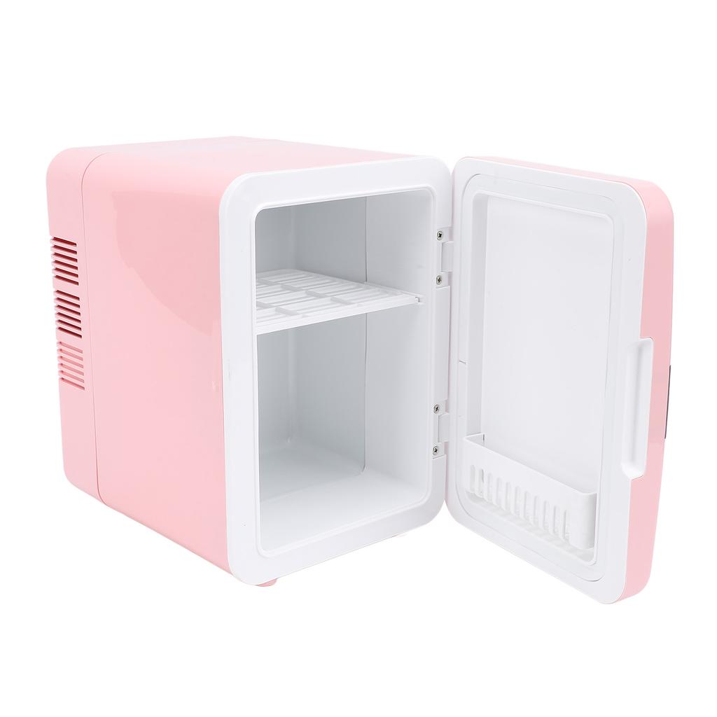Mini Fridge for Home and Car Use 6L Portable Electric Cooler Warmer Refrigerator with Handle for
