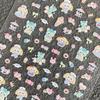 3D Cartoon Cute Lina Nail Stickers for Kids: DIY Embossed Decals for Phones, Journals, and Water Cups