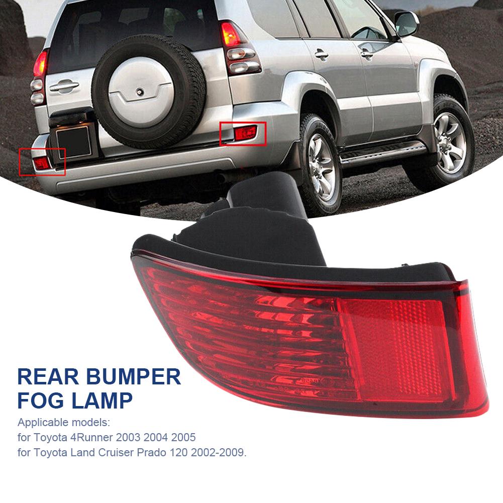 Для Toyota Land Cruiser Prado 120 серии GRJ120 TRJ120 FJ120 2002 - 2009 AUto Задний фонарь Задний бампер Противотуманные фары Красный Без Лампочки