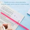 2 шт. прозрачная линейка, канцелярские принадлежности, инструмент для измерения и рисования, не легко деформируется, красочная весовая линейка, школьные принадлежности