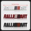 Логотип Ralliart, Стайлинг передней решетки, значок на хвосте, индивидуальная наклейка на спортивный автомобиль для M-itsubis/hi Lancer 9 10 Asx Outlander Pajero