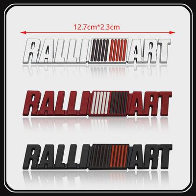 Логотип Ralliart, Стайлинг передней решетки, значок на хвосте, индивидуальная наклейка на спортивный автомобиль для M-itsubis/hi Lancer 9 10 Asx Outlander Pajero