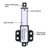 30mm Stroke Electric Linear Actuator, Low Noise, Short-Circuit Protection, T-Screw, Mini Motion Actuator, Industrial Use (Stroke 30mm-15mm)