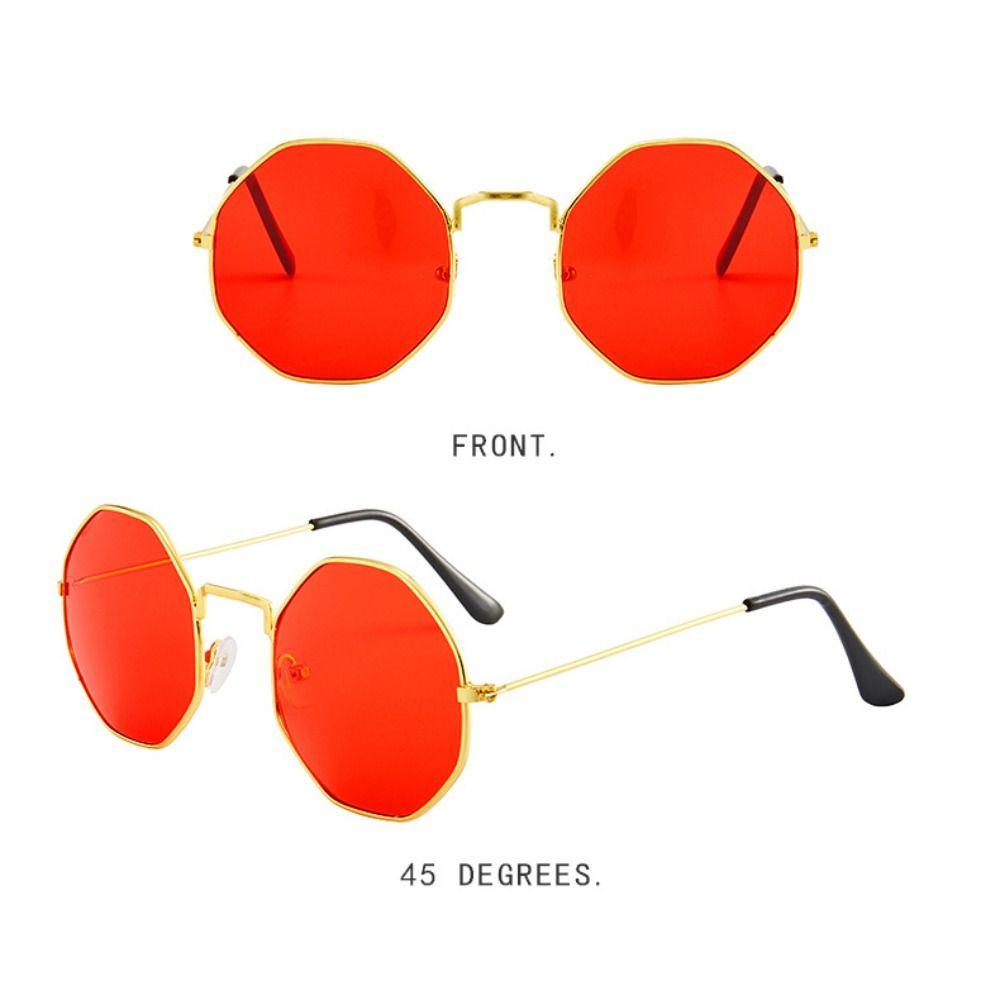 Sun-Protective Driving Glasses Polygonal Shape Eyewear Fishing Sunglasses for Women Man