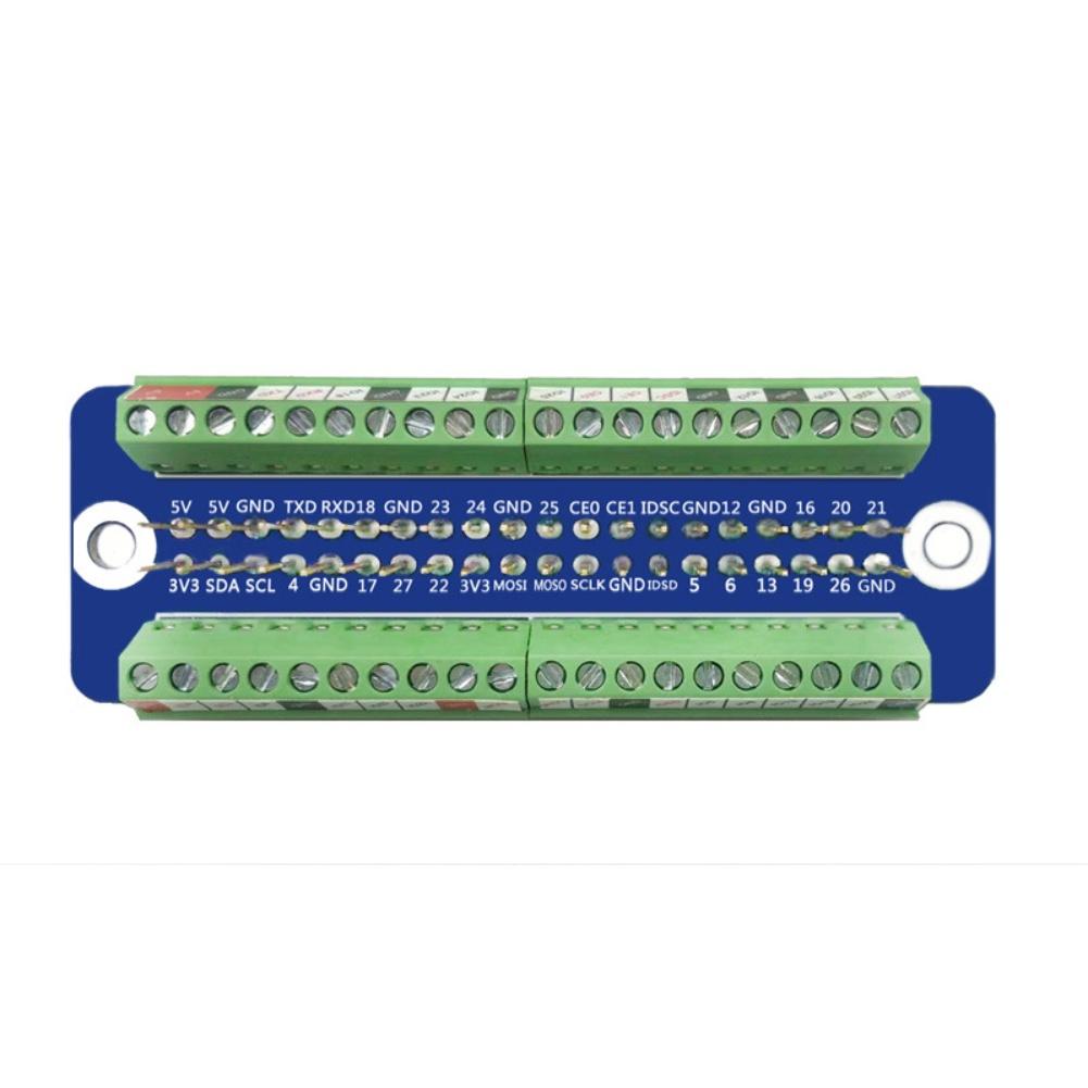 1pc Expansion Board Terminal Block For Breakout Board With Pin Definition Stickers Industrial Terminal Easy Installation