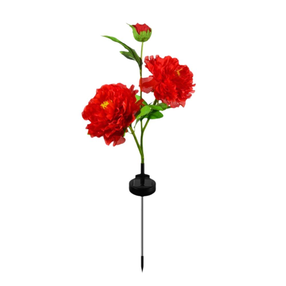 Simulation Flower Solar Path Lights LED Simulation Flower Light LED Solar Light  Porch Lighting