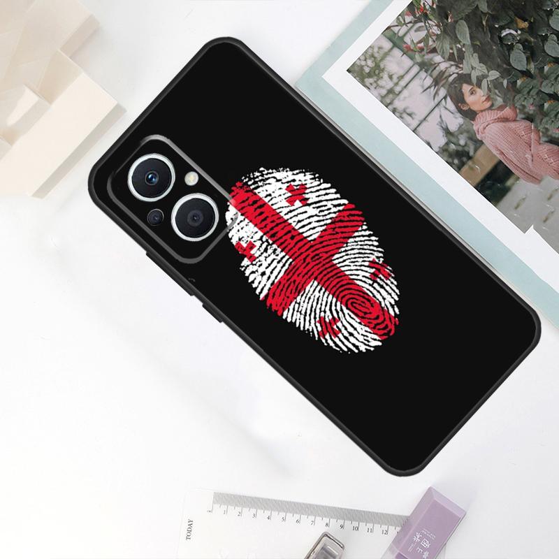 Чехол с флагом Грузии для OPPO Reno 8T 4Z 5Z 11F 10 Pro 4 5 6 8 7 Lite OPPO Find X6 X5 Pro X2 X3 Neo