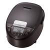 Tiger Thermos (TIGER) Rice Cooker 5.5 Cups IH Type Freshly Cooked Far Red Black Thick Pot Easy To Clean Brown JPW-D100T