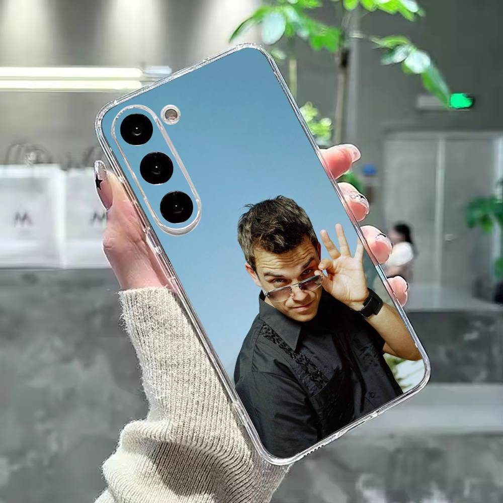 Robbie Williams Phone Case For Samsung Galaxy A91,80,73,72 ,71,53,52,32 ,31,22,21s,20,Transparent Case