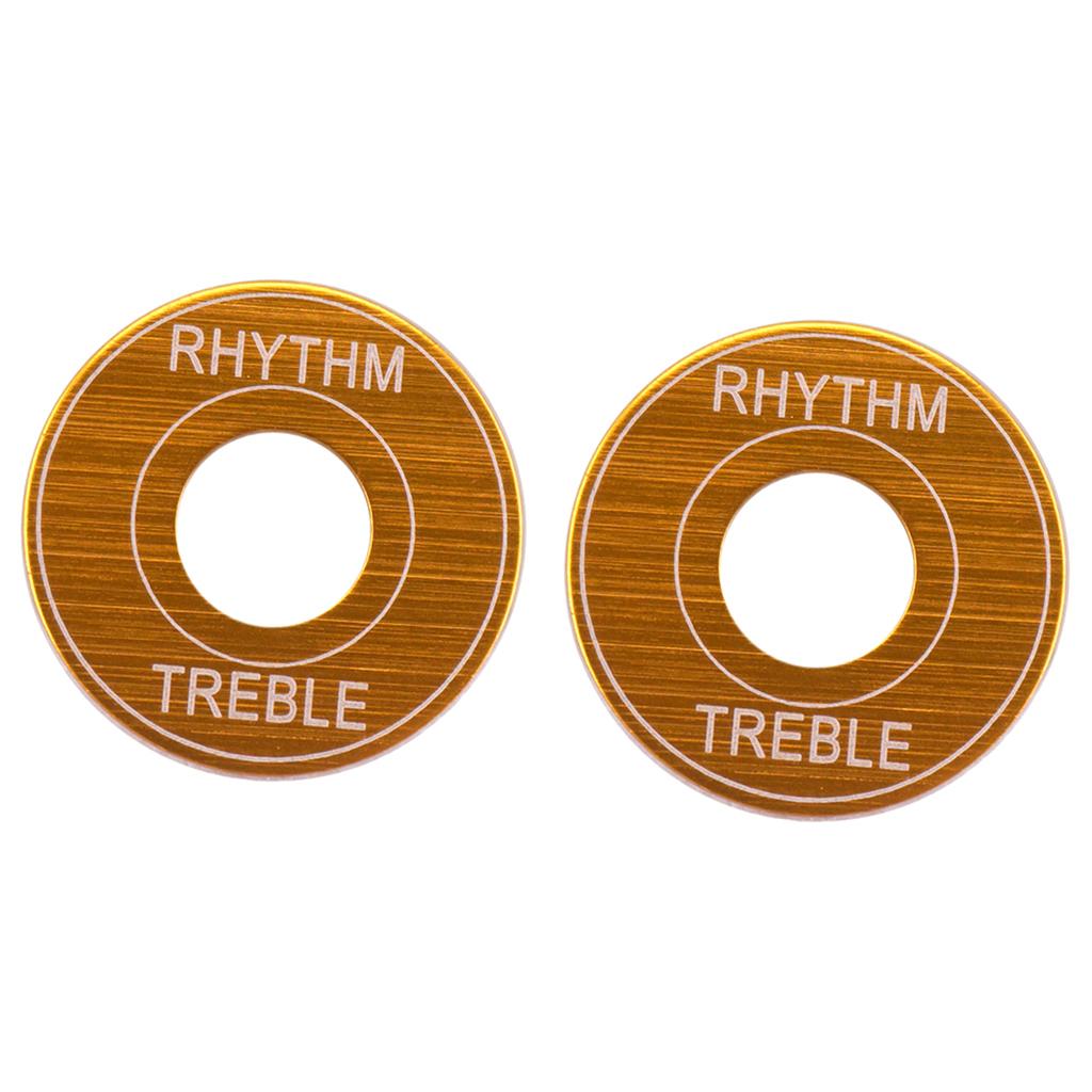 Tooyful Набор из 2 шайб для тумблера гитары Rhythm Treble DIY для электрогитары LP, запасные части