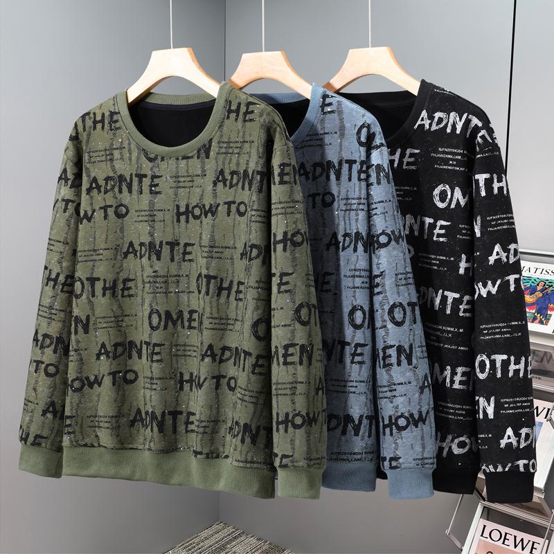 Мода больших размеров 6XL-11XL Осенние толстовки оверсайз для мужчин Одежда Толстые Теплые с подкладкой из искусственного флиса Топы с длинным рукавом Повседневные мужские пуловеры