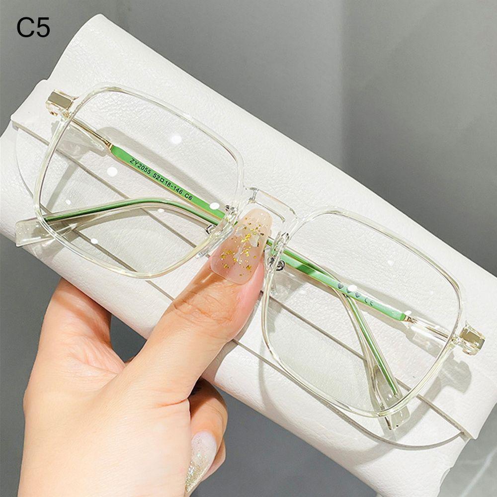 Trending Square UV Protection Clear Frame Sunglasses Oversized Sunglasses Shades Ladies Sun Glasses